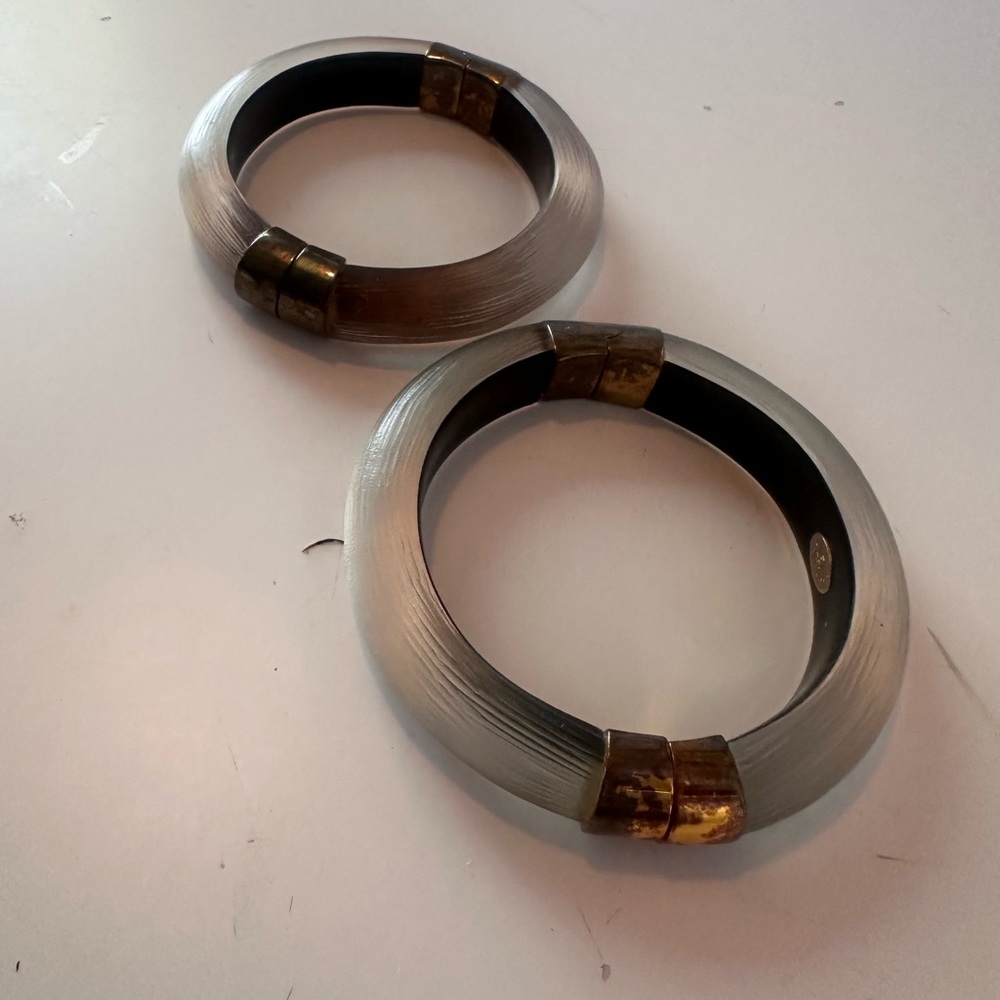 Pair of Alexis Bittar bangles